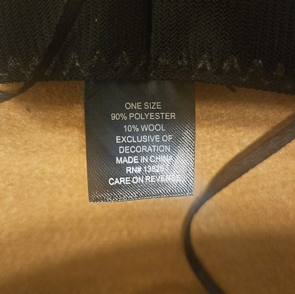 Stylish Orange Wide-Brim Hat One Zise - Picture 4 of 6